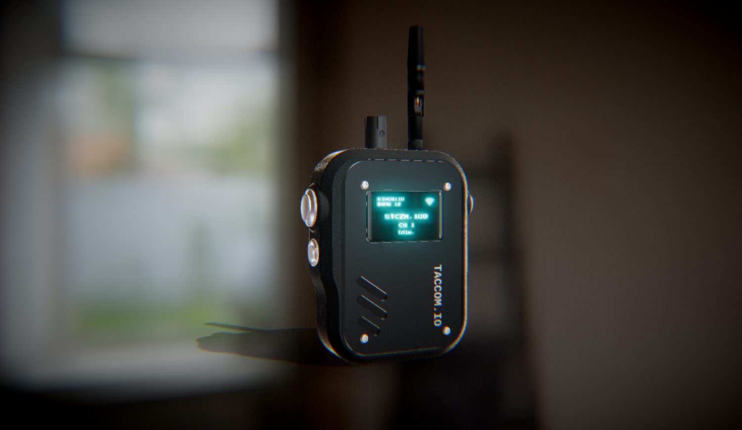 TACCOM radio in Midnight Black